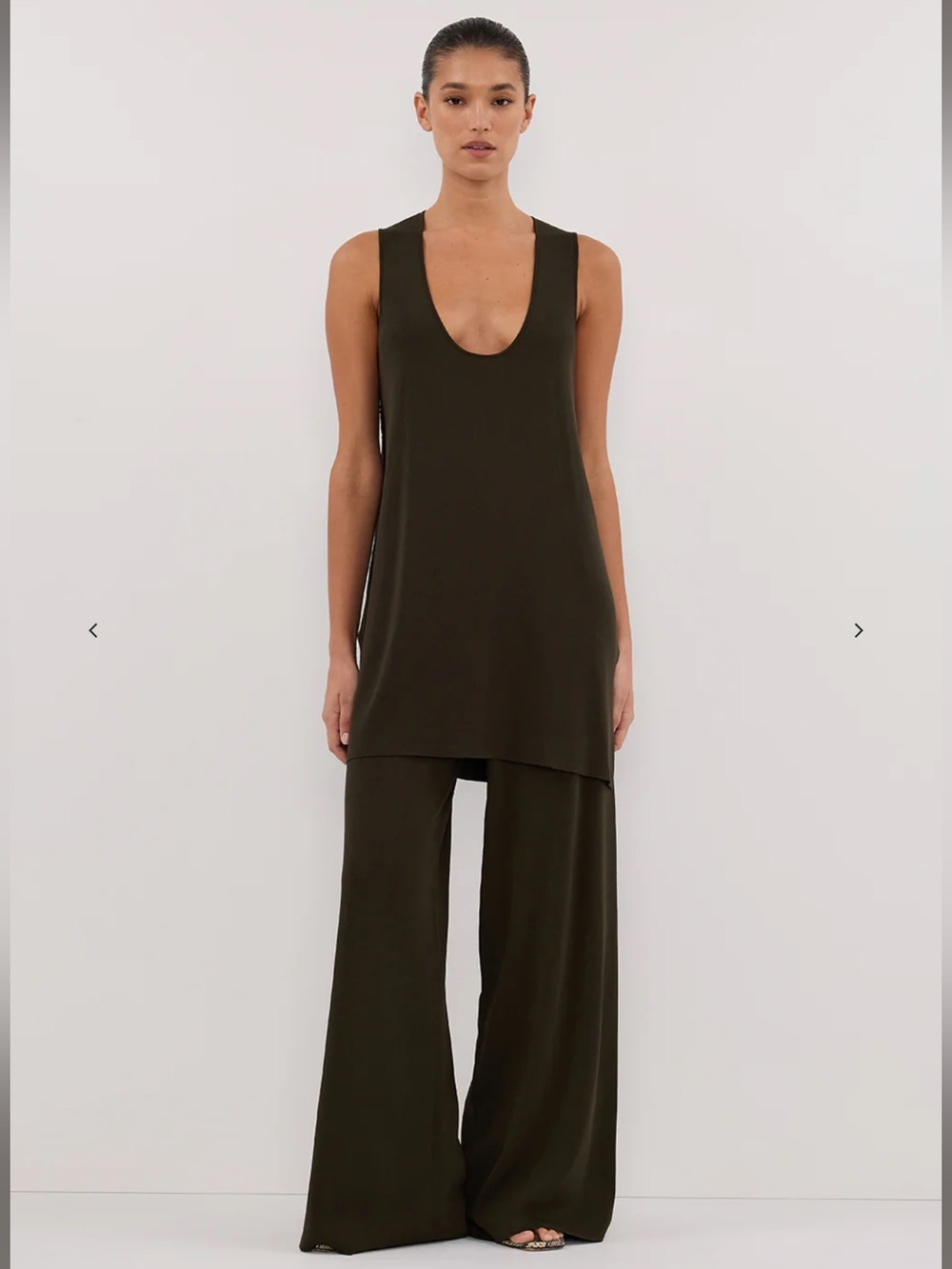 DISSH | SET! Ray Forest Knit Long Line SET!